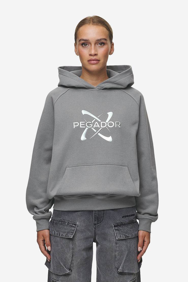 Pegador Klaria Oversized Hoodie Washed Deep Grey Fabrik Onlineshop