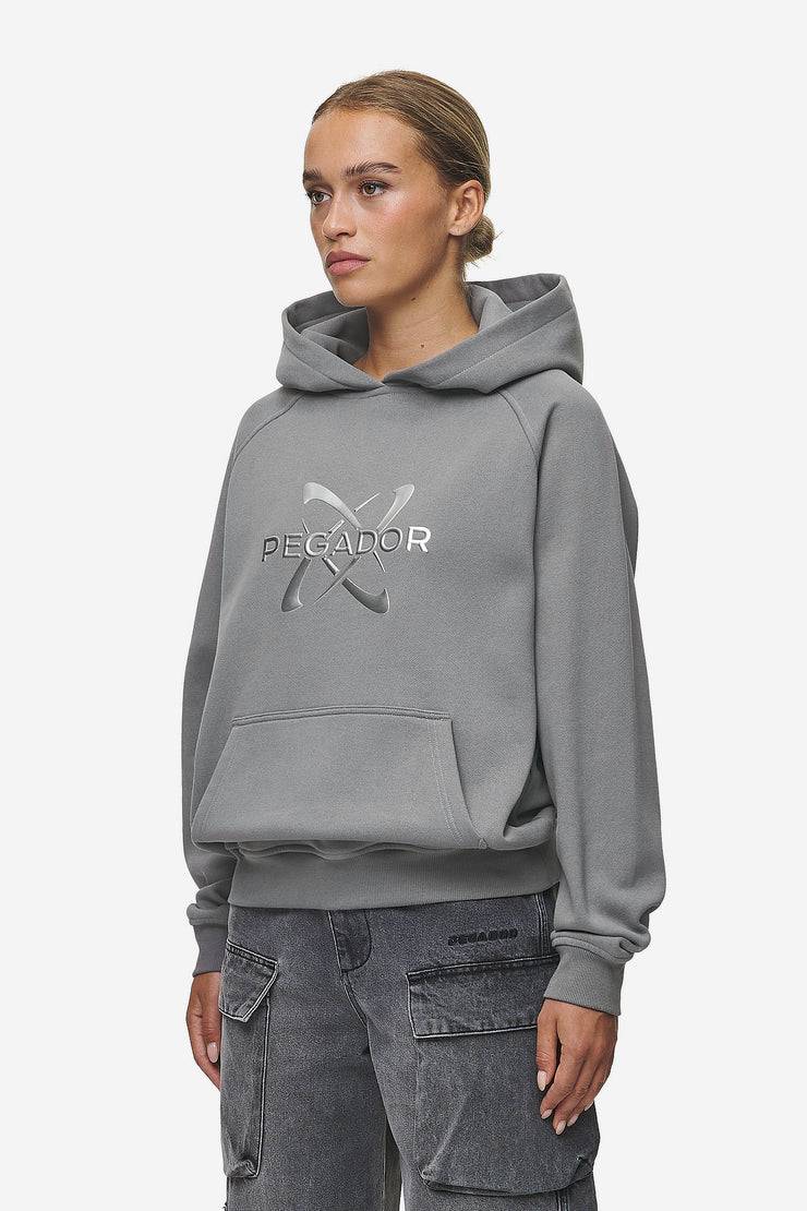 Pegador Klaria Oversized Hoodie Washed Deep Grey Fabrik Onlineshop
