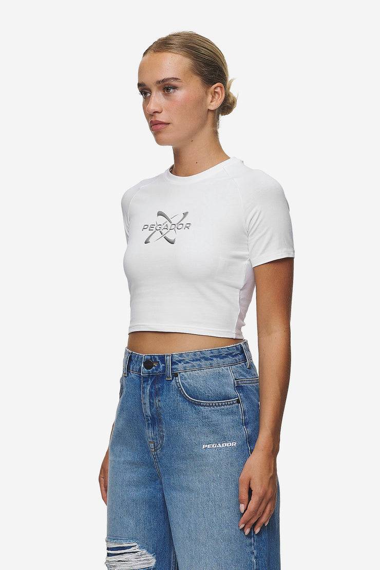 Pegador Klaria Baby Tee White Fabrikpreis