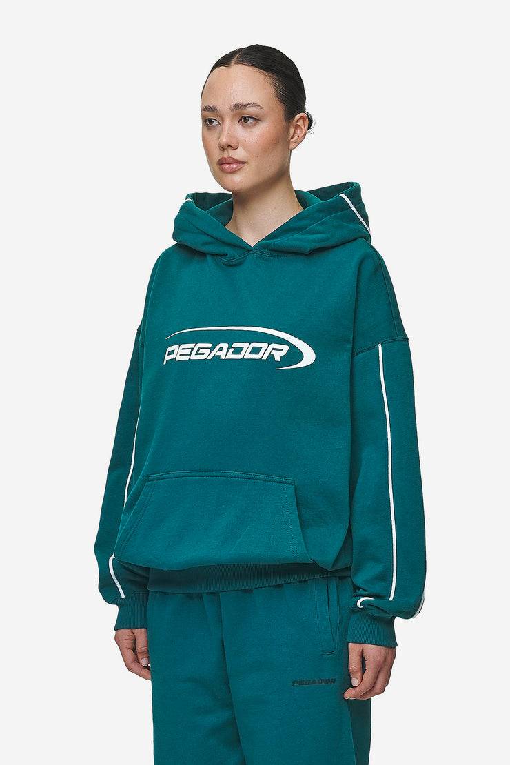 Pegador Naomi Oversized Hoodie Washed Urban Turquoise Sonderangebot