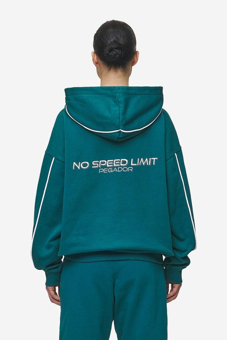 Pegador Naomi Oversized Hoodie Washed Urban Turquoise Sonderangebot