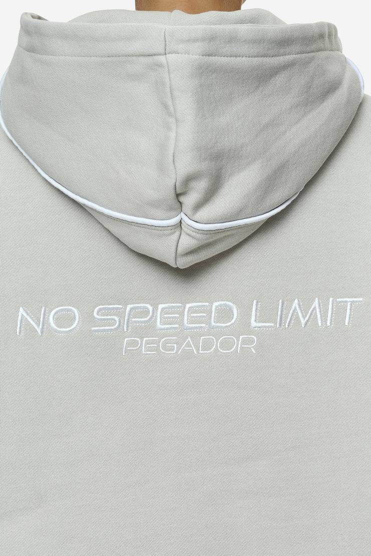 Pegador Naomi Oversized Hoodie Washed Moon Grey Rabatt