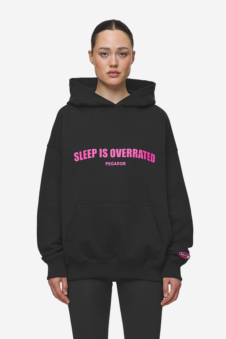 Pegador Tori Oversized Hoodie Washed Black Flash Sale