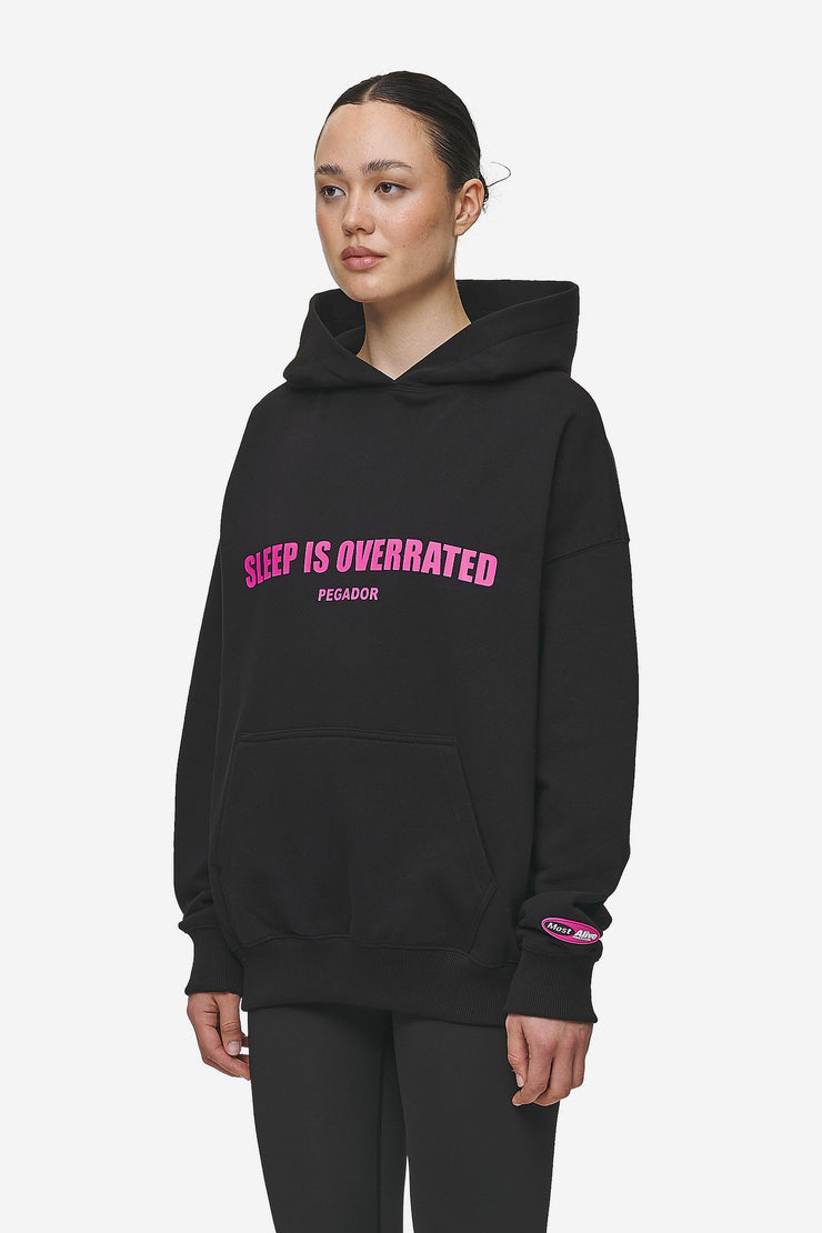 Pegador Tori Oversized Hoodie Washed Black Flash Sale