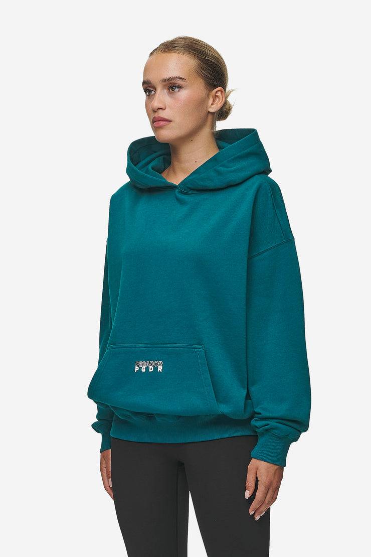 Pegador Nisa Oversized Hoodie Washed Urban Turquoise Begrenztes Angebot