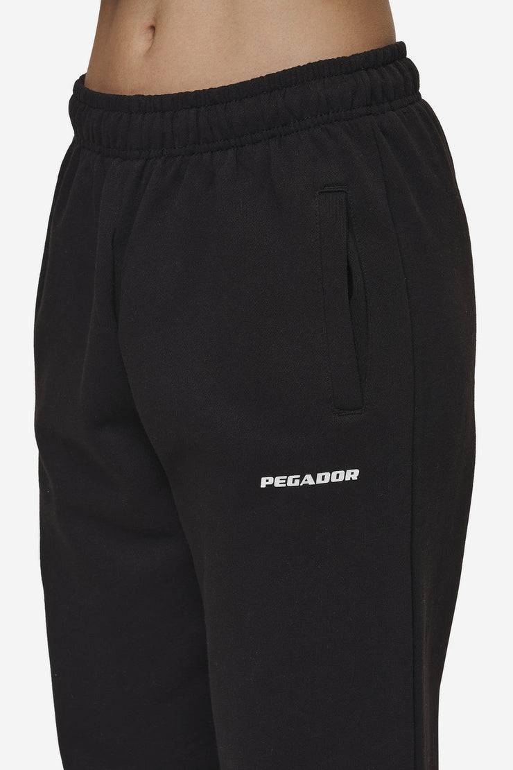 Pegador Villa High Waisted Sweat Pants Black White Gum Exklusivangebot