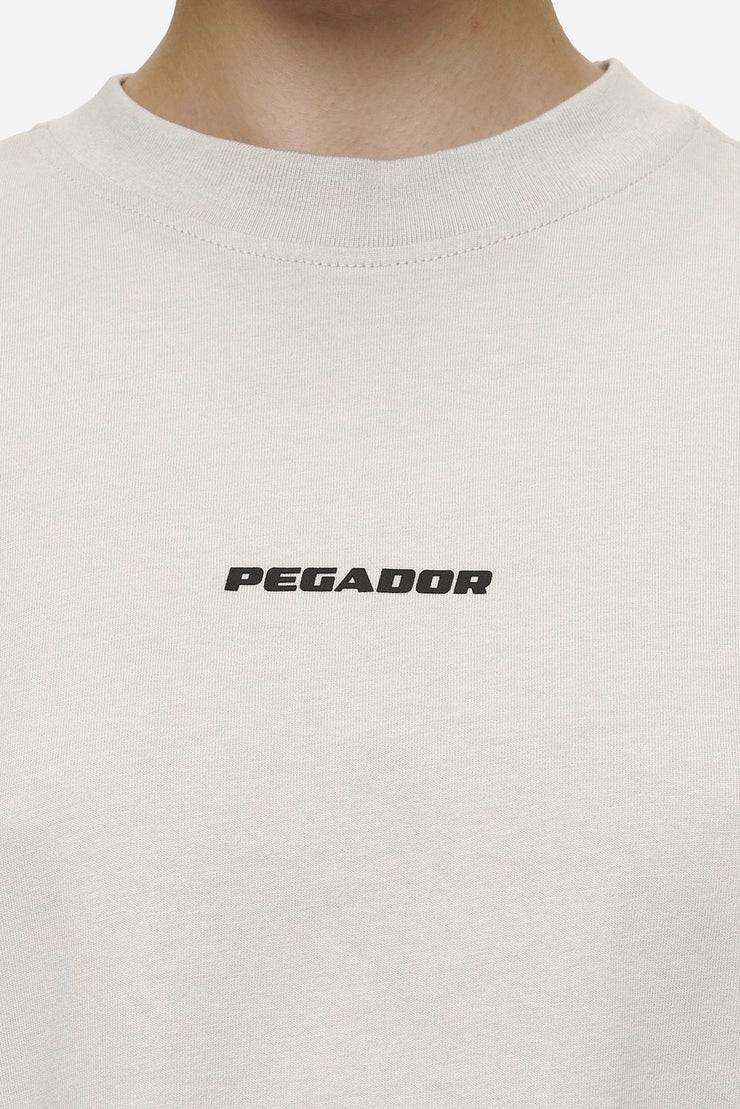 Pegador Bracy Heavy Oversized Tee Washed Moon Grey Black Gum Cyber Monday