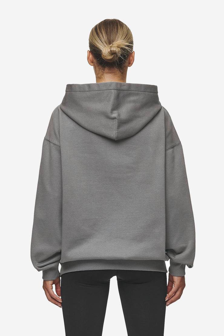 Pegador Clarita Logo Oversized Hoodie Washed Deep Grey White Gum Valentinstagsangebot