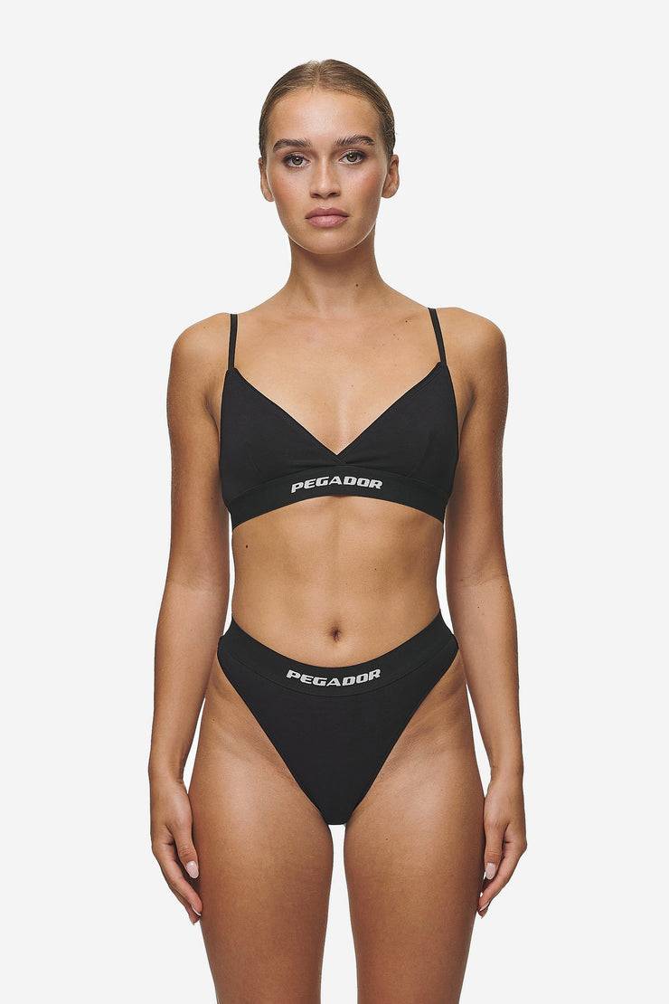 Pegador Senya Triangle Bralette Black White Exklusive Angebote