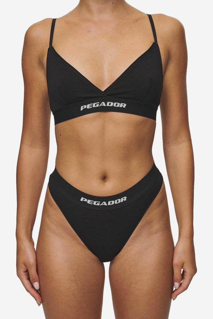 Pegador Senya Triangle Bralette Black White Exklusive Angebote