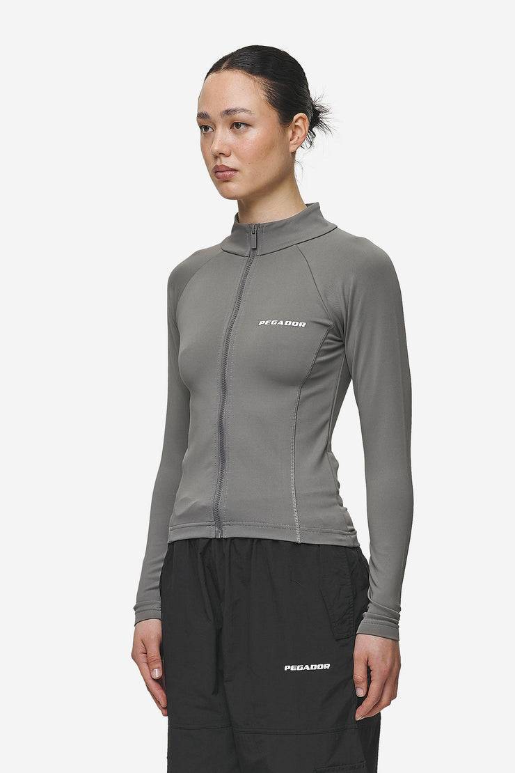 Pegador Tale Zip Longsleeve Deep Grey Kauf eins, bekomm eins gratis