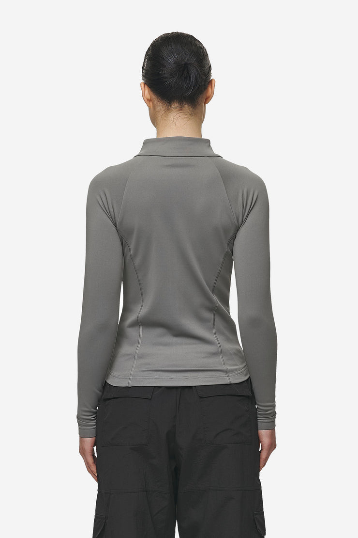 Pegador Tale Zip Longsleeve Deep Grey Kauf eins, bekomm eins gratis