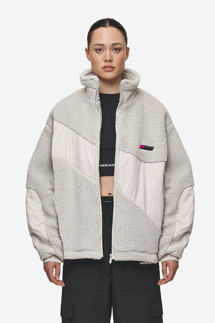 Pegador Risa Teddy Fabric Mix Jacket Moon Grey JETZT KAUFEN