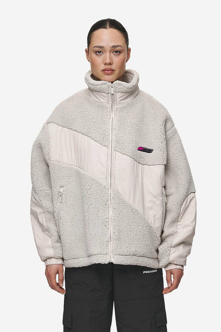 Pegador Risa Teddy Fabric Mix Jacket Moon Grey JETZT KAUFEN