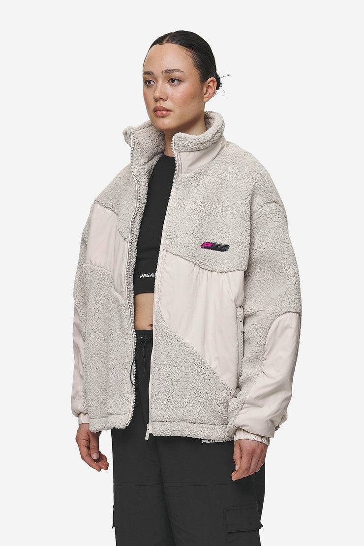 Pegador Risa Teddy Fabric Mix Jacket Moon Grey JETZT KAUFEN