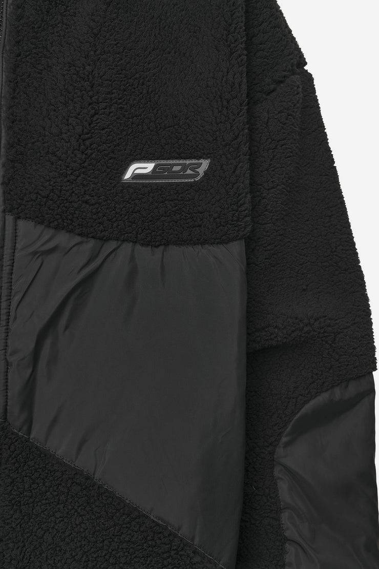 Pegador Risa Teddy Fabric Mix Jacket Black Neueste Stile