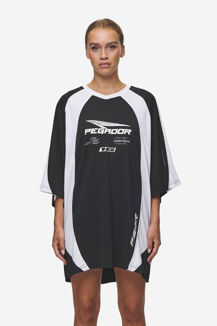 Pegador Moni Tricot Dress Black White Letzter Tag