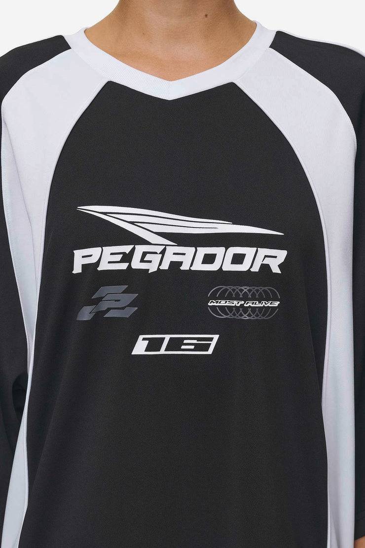 Pegador Moni Tricot Dress Black White Letzter Tag