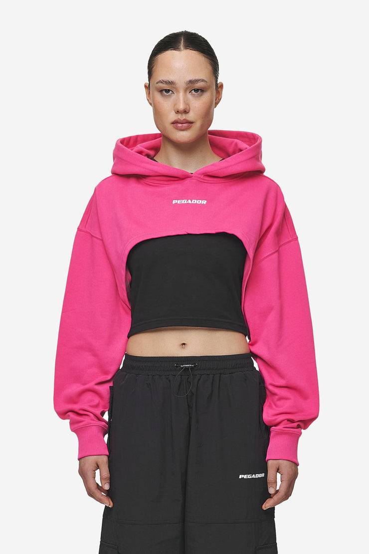 Pegador Mina Super Cropped Hoodie Washed Digital Pink Bis zu 60% Rabatt