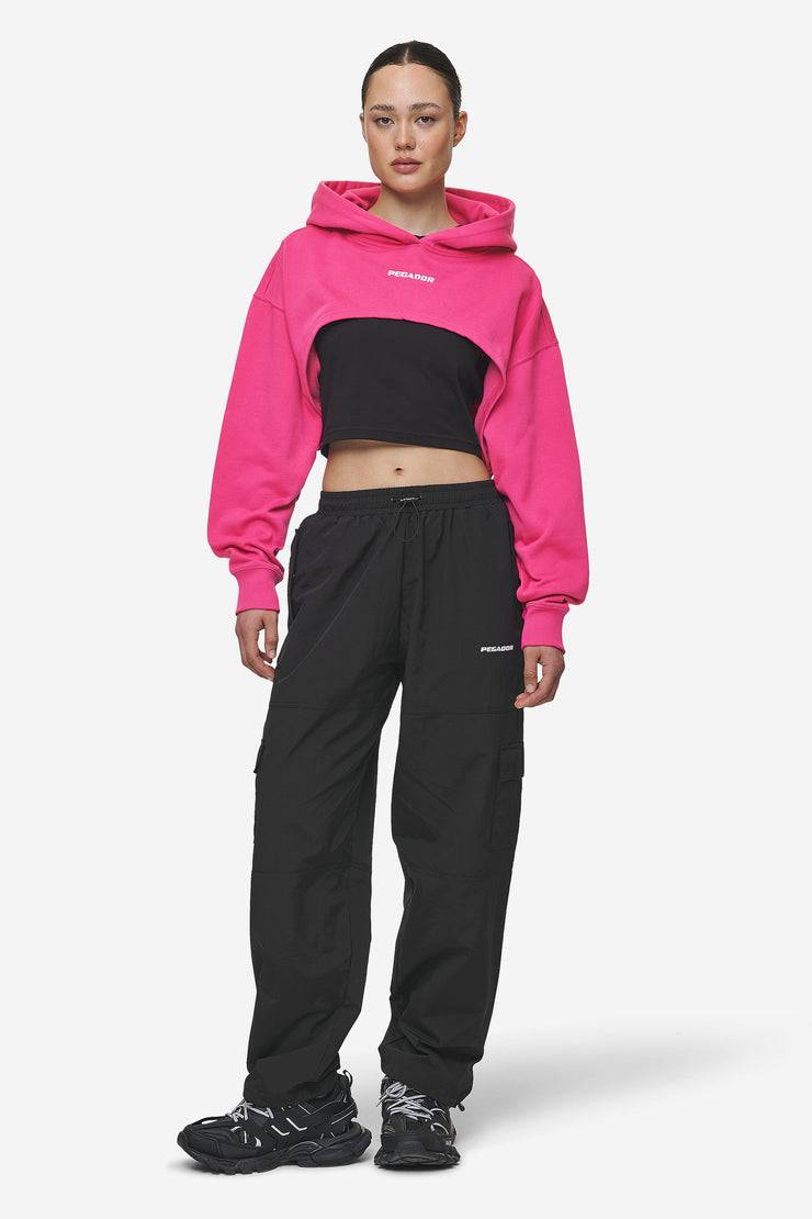 Pegador Mina Super Cropped Hoodie Washed Digital Pink Bis zu 60% Rabatt