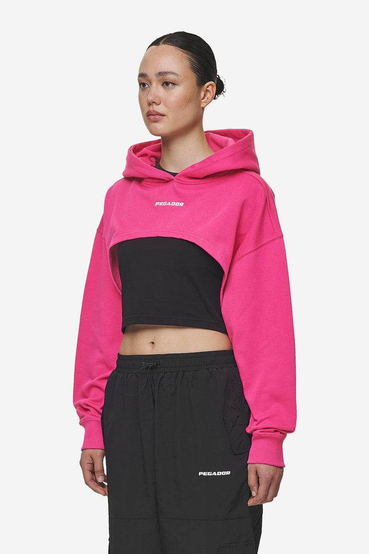 Pegador Mina Super Cropped Hoodie Washed Digital Pink Bis zu 60% Rabatt