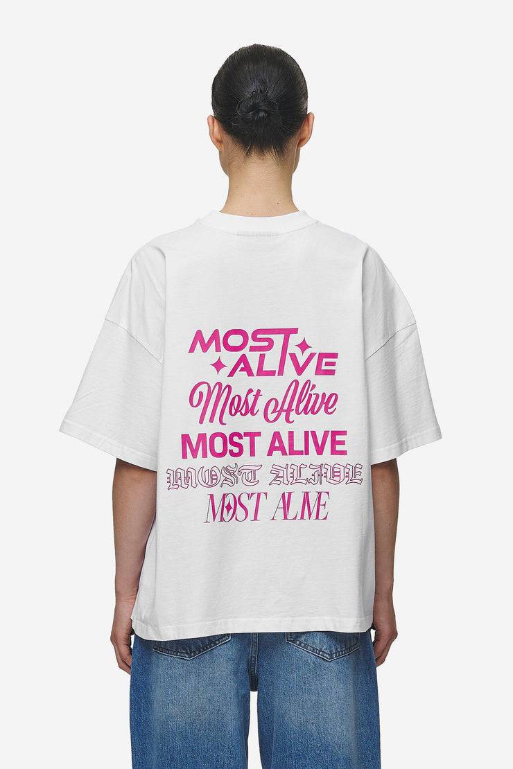 Pegador Mei Heavy Oversized Tee White Nur für heute