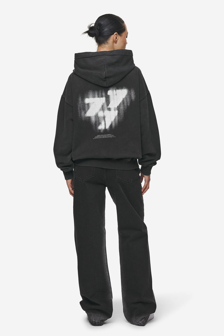 Pegador Suta Oversized Hoodie Vintage Black Sonderangebot der Fabrik
