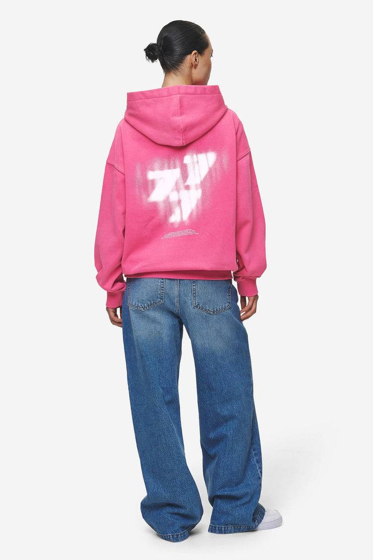 Pegador Suta Oversized Hoodie Vintage Digital Pink Vierteljährliche Förderung
