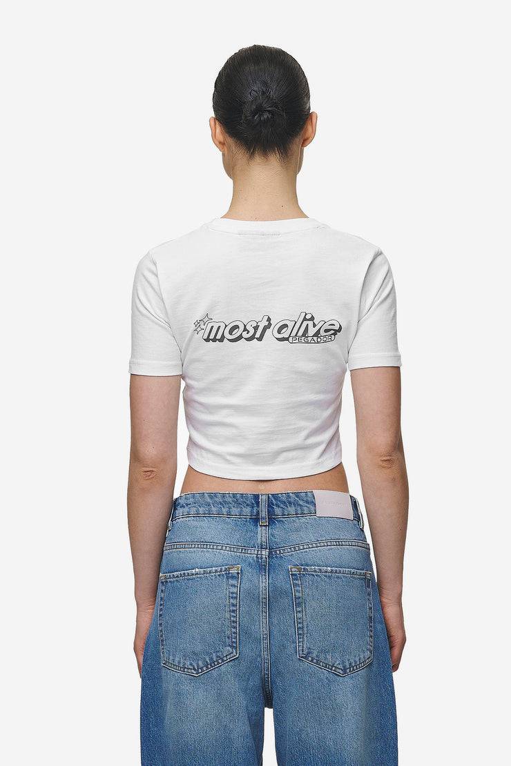 Pegador Thea Baby Tee White Discount Store für neue Produkte