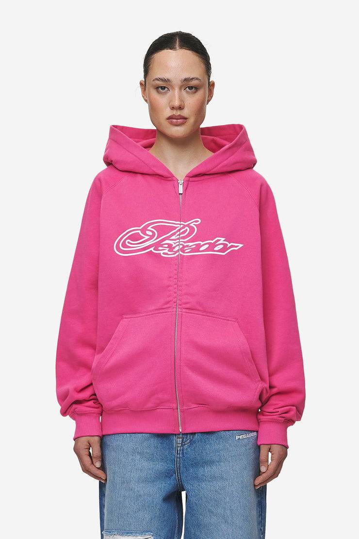 Pegador Anna Oversized Sweat Jacket Washed Digital Pink Riesige Rabatte