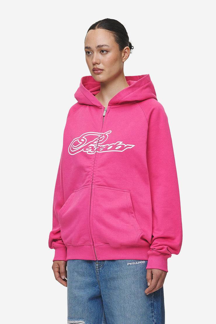 Pegador Anna Oversized Sweat Jacket Washed Digital Pink Riesige Rabatte