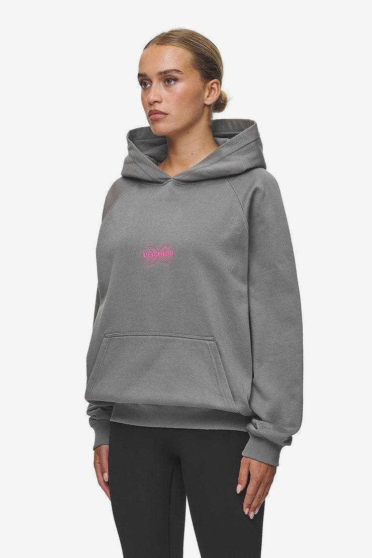 Pegador Belly Oversized Hoodie Washed Deep Grey Clearance-Verkauf