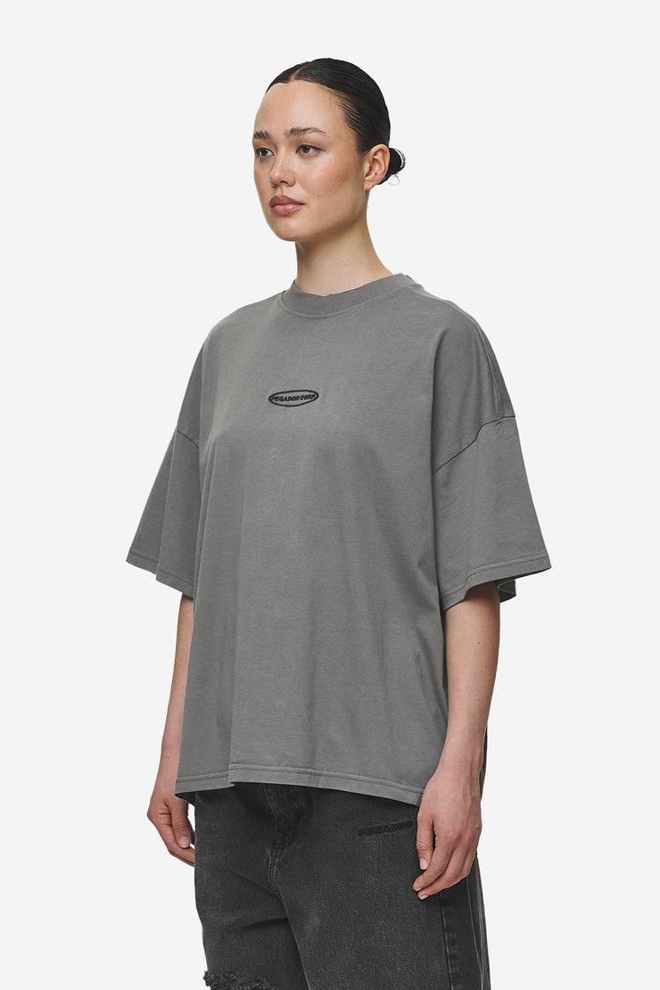 Pegador Sora Heavy Oversized Tee Washed Deep Grey Speichern exportieren