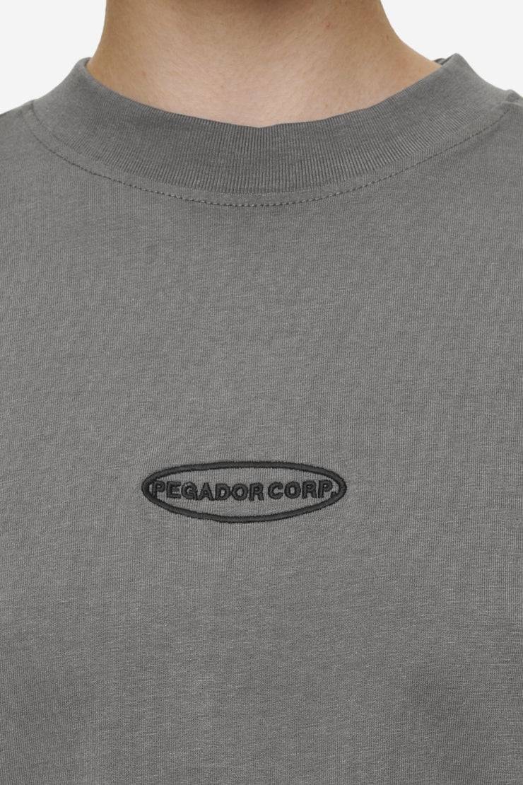 Pegador Sora Heavy Oversized Tee Washed Deep Grey Speichern exportieren