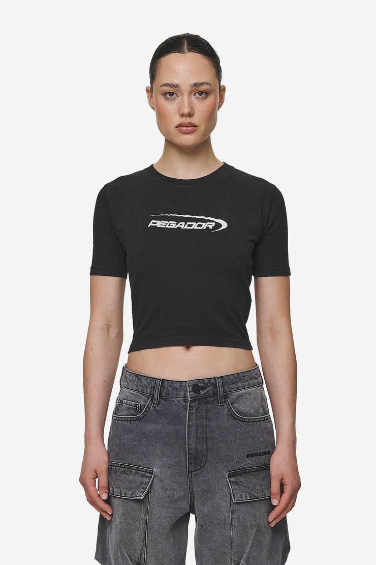 Pegador Naomi Baby Tee Washed Black Black Friday Preise