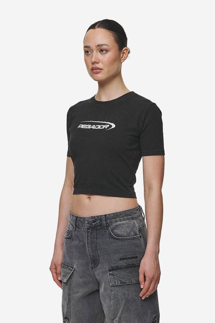 Pegador Naomi Baby Tee Washed Black Black Friday Preise