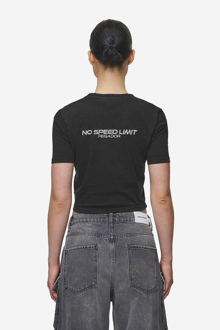 Pegador Naomi Baby Tee Washed Black Black Friday Preise