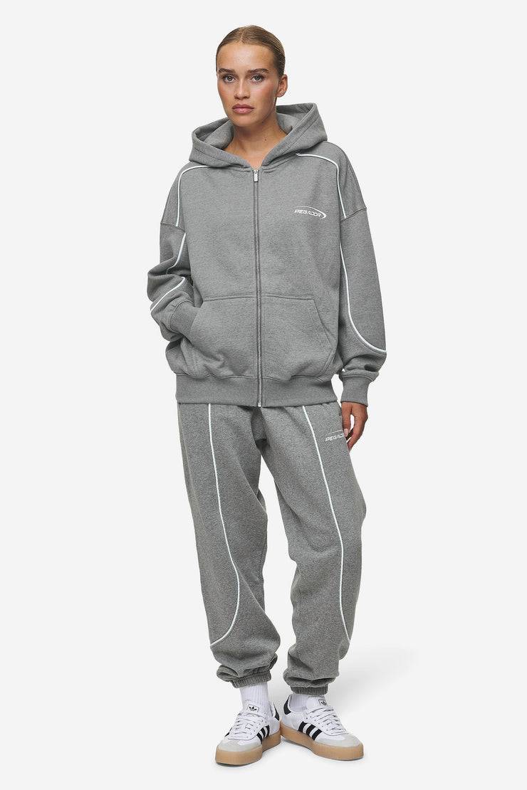 Pegador Silvi High Waisted Sweat Pants Deep Grey Melange Rabatte dieses Monats