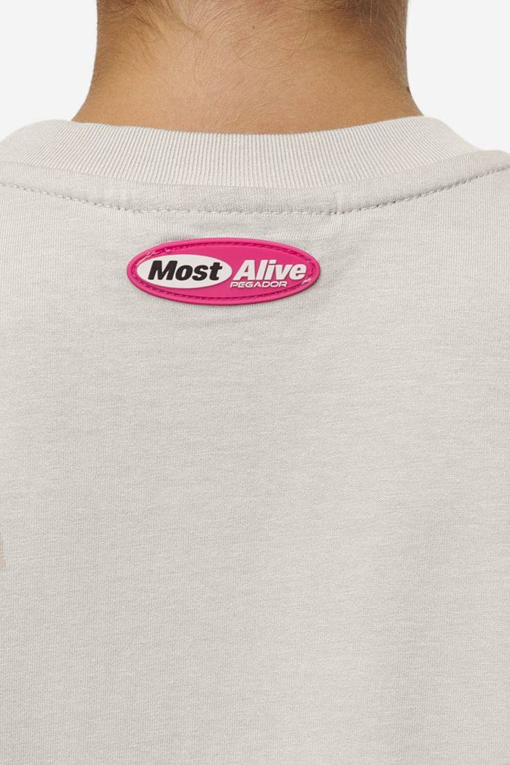 Pegador Tori Heavy Oversized Tee Washed Moon Grey 2025