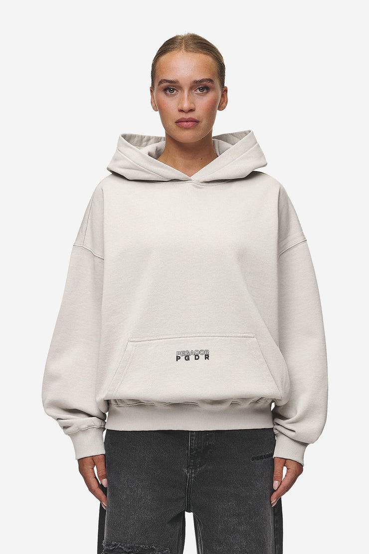 Pegador Nisa Oversized Hoodie Washed Moon Grey Online