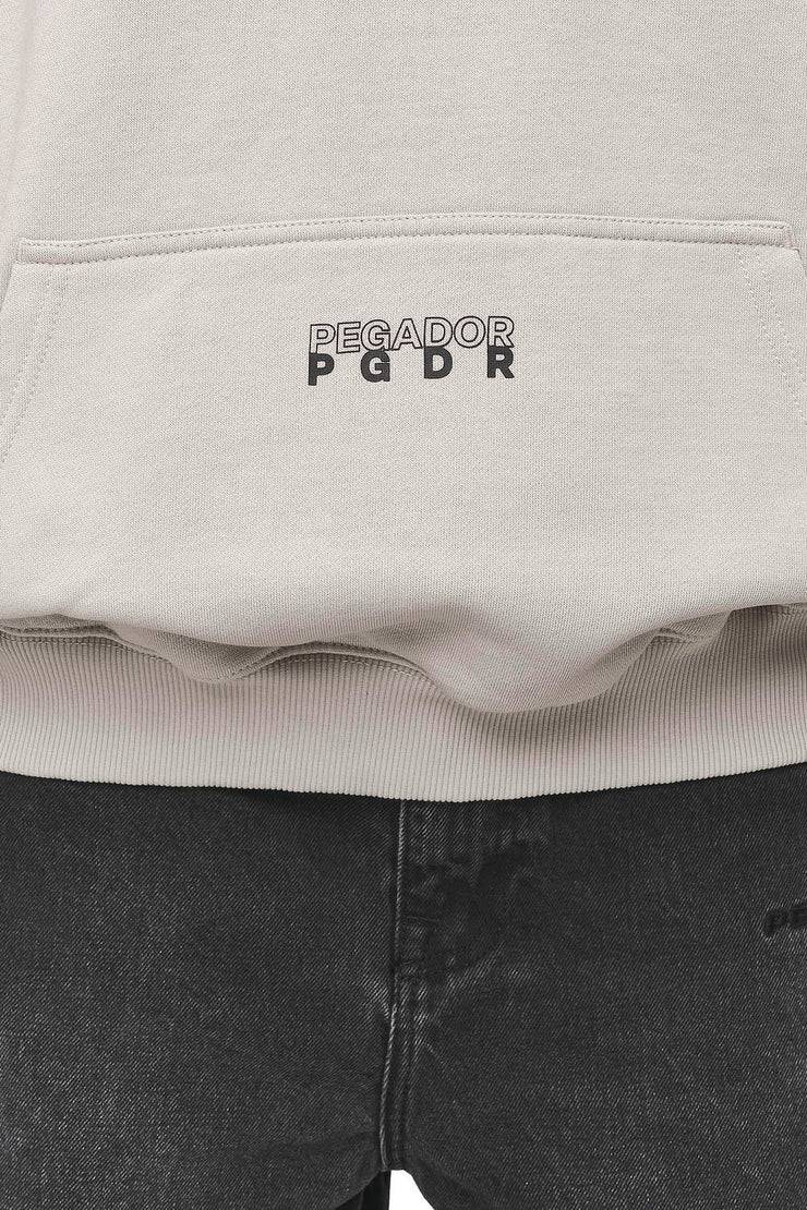 Pegador Nisa Oversized Hoodie Washed Moon Grey Online