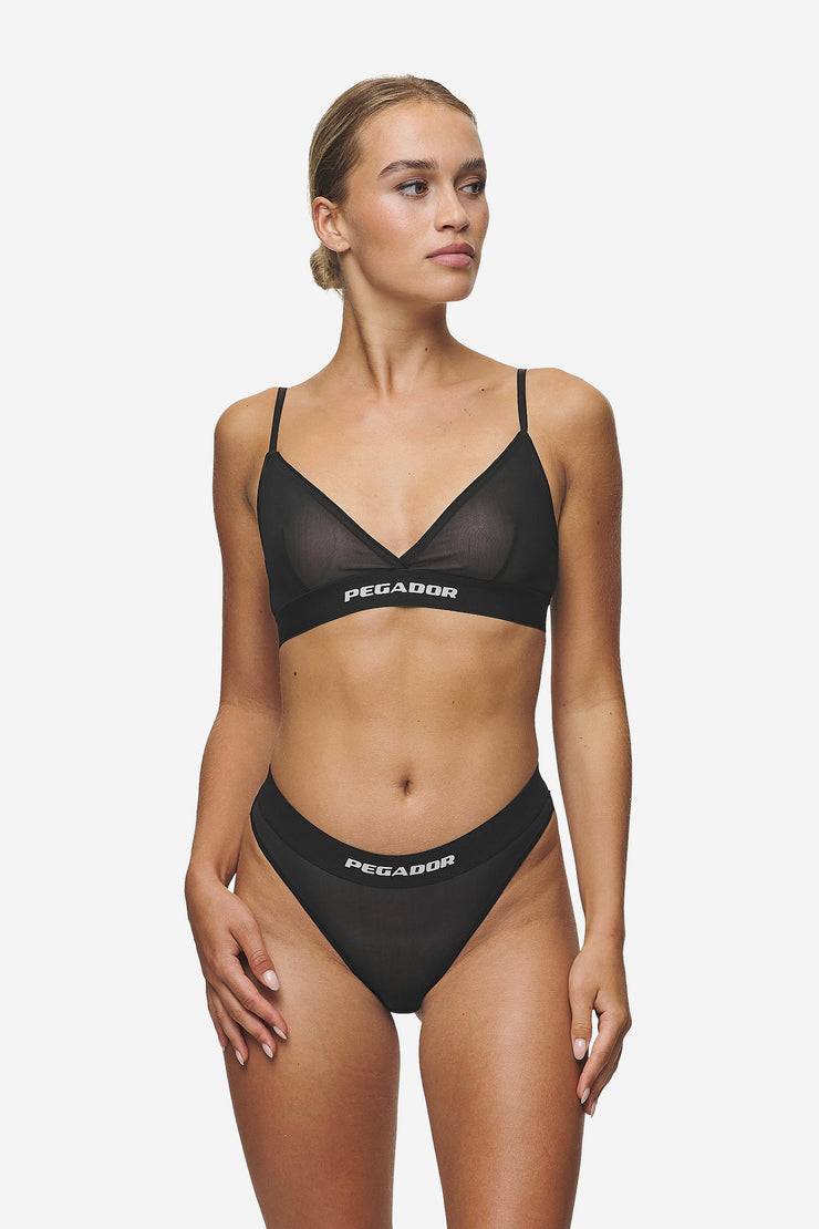 Pegador Katia Triangle Bralette Black White Verkauf