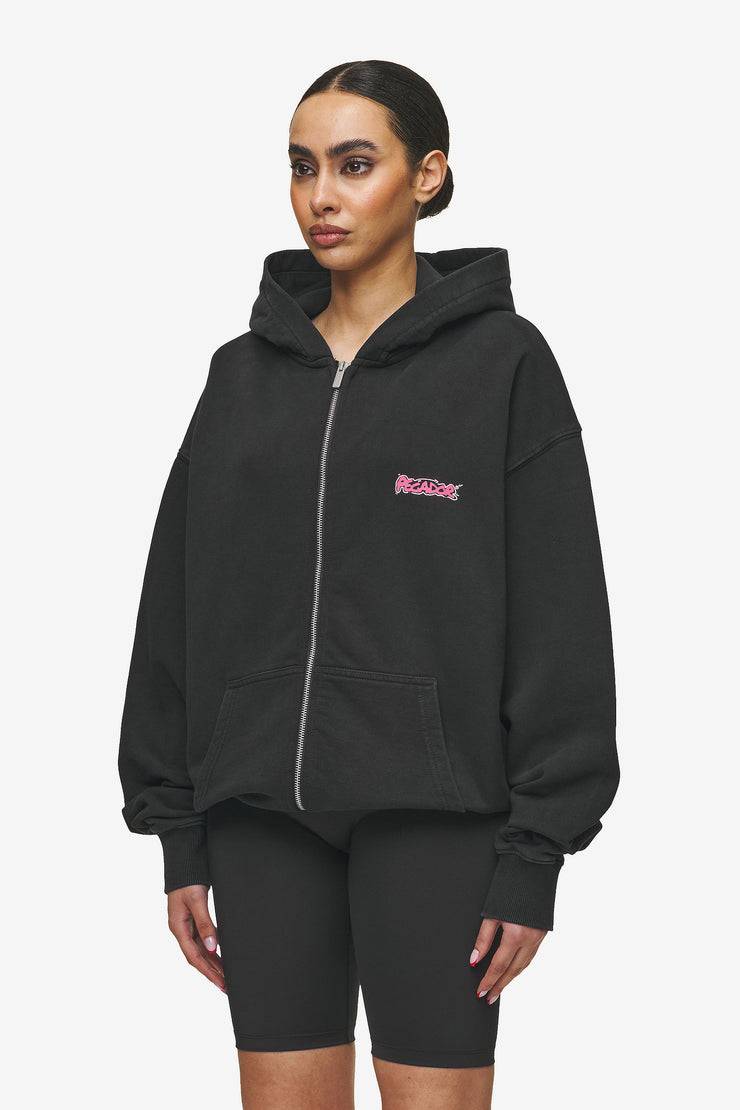 Pegador Barret Terry Oversized Sweat Jacket Vintage Black Limitierter Zeitrabatt