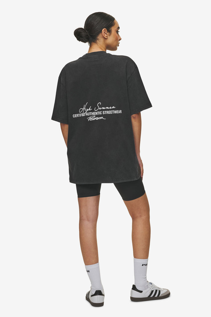 Pegador Banberry Oversized Tee Vintage Black Fabrik Onlineshop