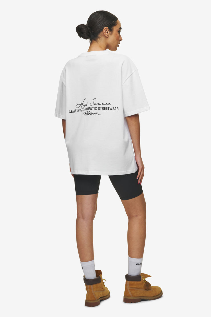 Pegador Banberry Oversized Tee White Fabrikpreis