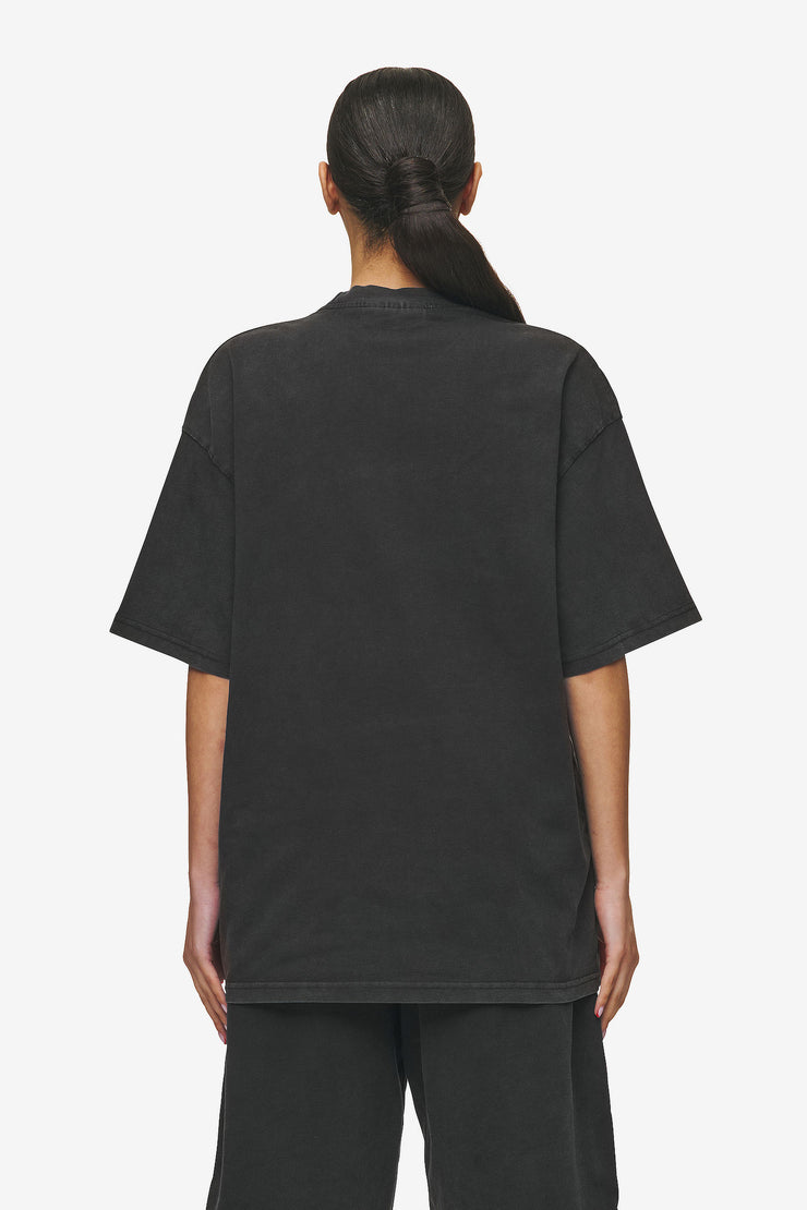 Pegador Leono Boxy Tee Vintage Black Sky Blue Gum Flash Sale