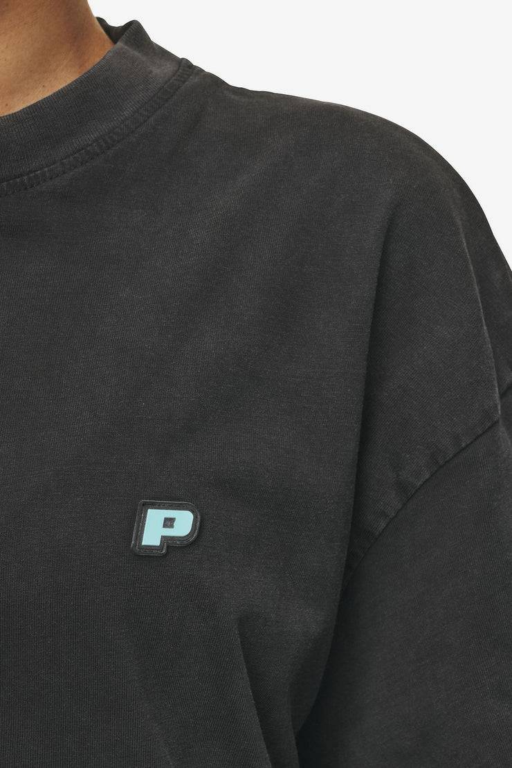 Pegador Leono Boxy Tee Vintage Black Sky Blue Gum Flash Sale
