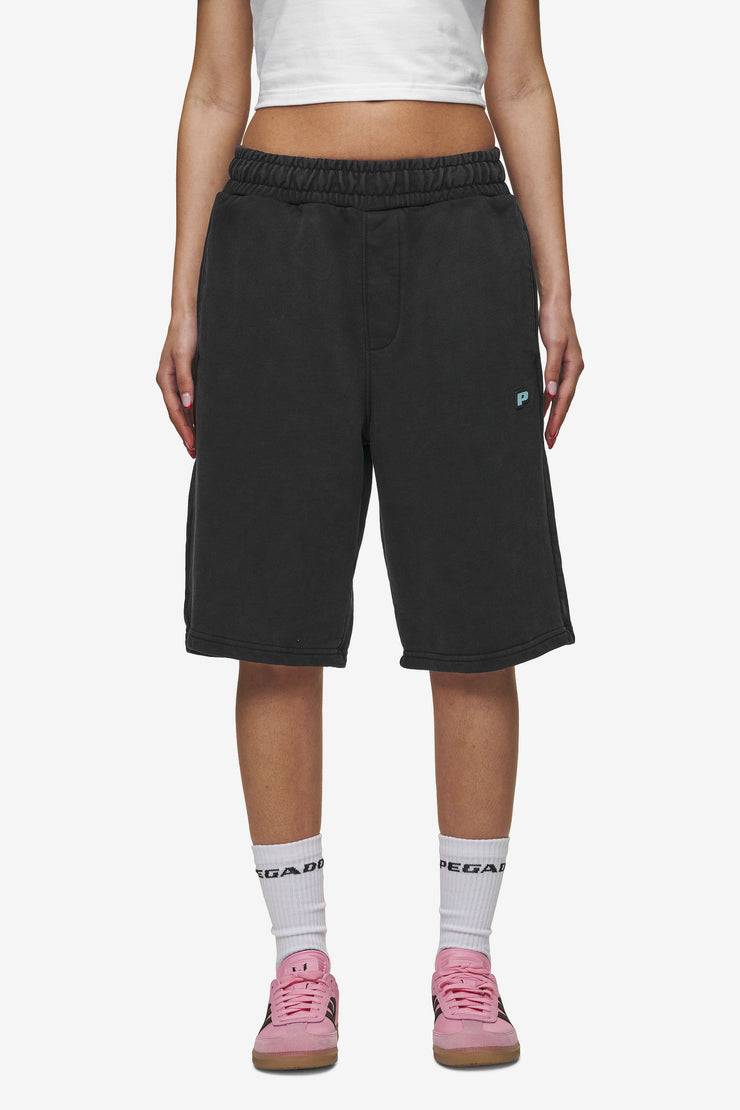Pegador Leono Overknee Heavy Sweat Shorts Vintage Black Gum Begrenztes Angebot