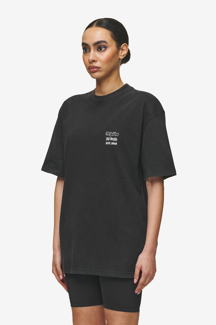 Pegador Denaud Oversized Tee Vintage Black Online Shopping