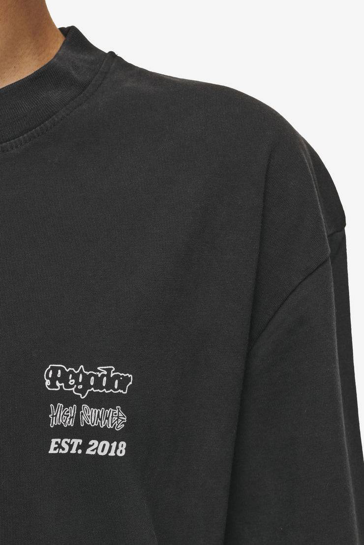 Pegador Denaud Oversized Tee Vintage Black Online Shopping